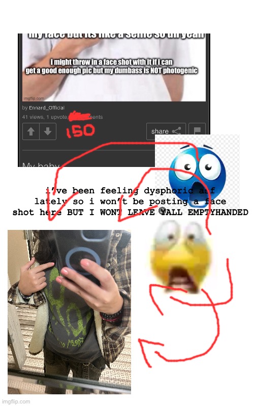 it’s late but it’s here | i’ve been feeling dysphoric asf lately so i won’t be posting a face shot here BUT I WONT LEAVE YALL EMPTYHANDED | image tagged in 6 foot 3,literature reader,feminist,matcha drinker | made w/ Imgflip meme maker