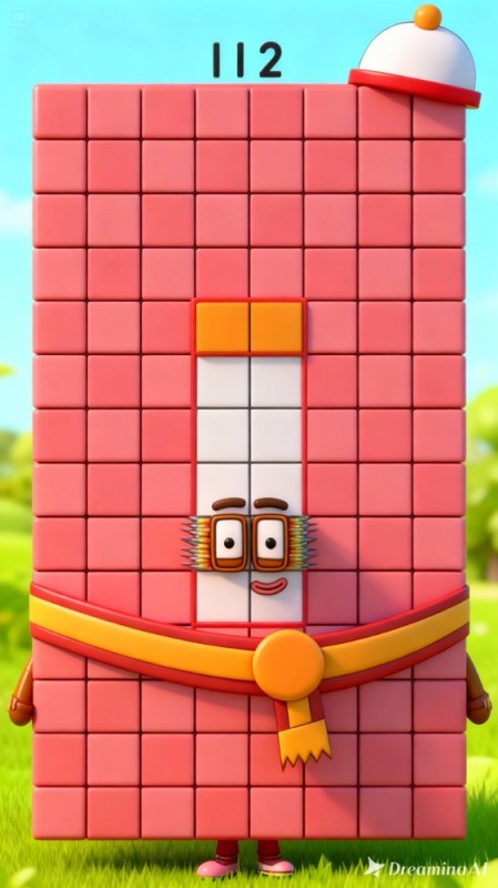 Numberblock Fanmade 112 Blank Meme Template