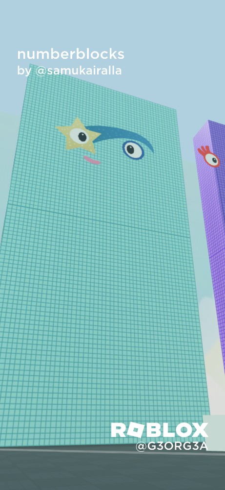 Numberblock Roblox 50000 Blank Meme Template