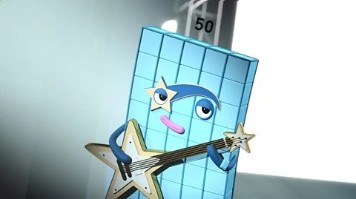 Numberblock 50 Blank Meme Template