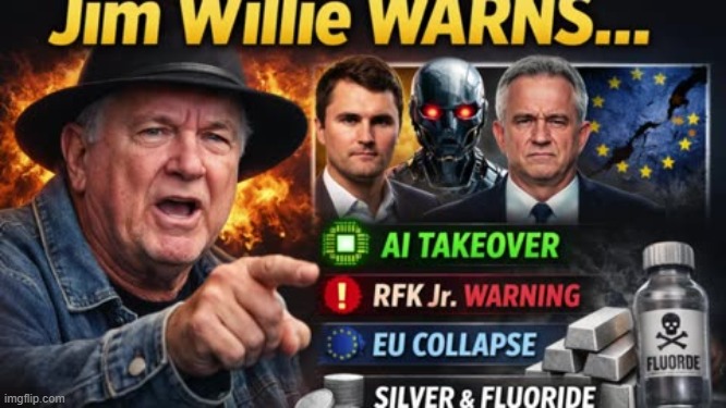 Jim Willie Drops BOMBSHELL Truths  Charlie Kirk, AI Takeover, RFK Jr., Fluoride & EU Collapse (Video) 