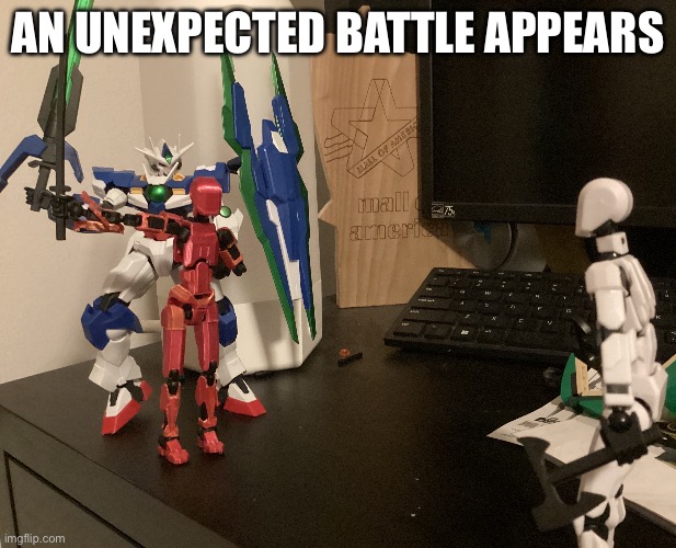 AN UNEXPECTED BATTLE APPEARS | made w/ Imgflip meme maker