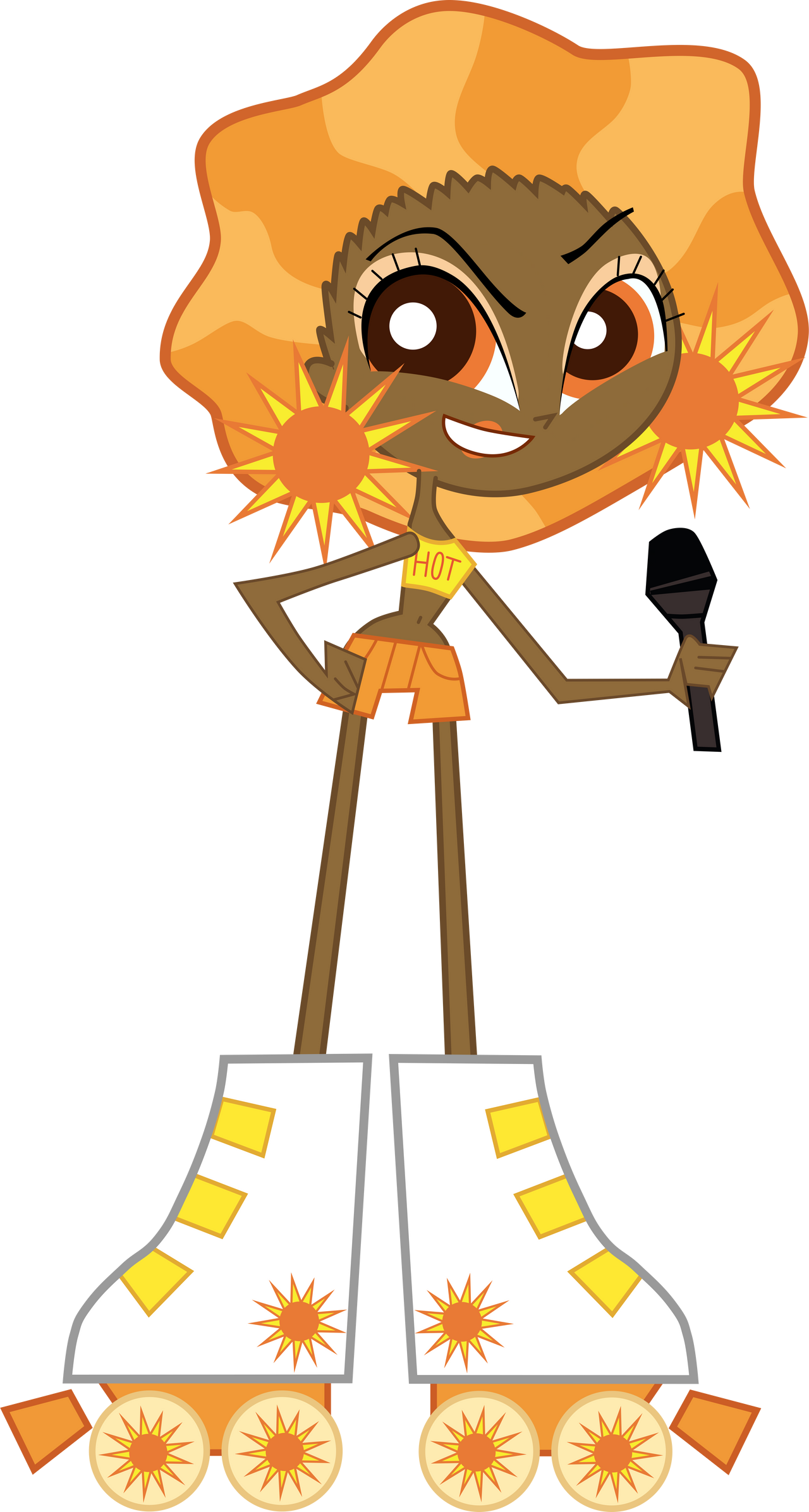 (Vector) The Sun (Pose 1) Blank Meme Template