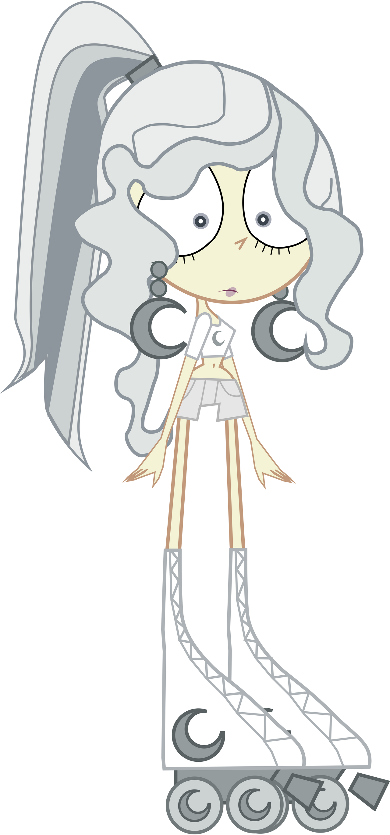 (Vector) The Moon (Babysitter) Blank Meme Template