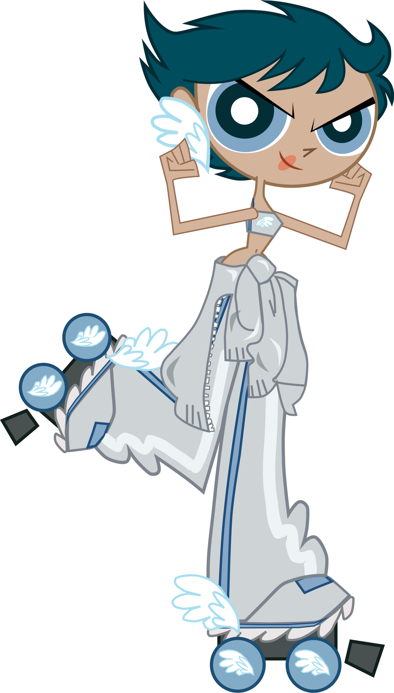 (Vector) Mercury (Pose 1) Blank Meme Template