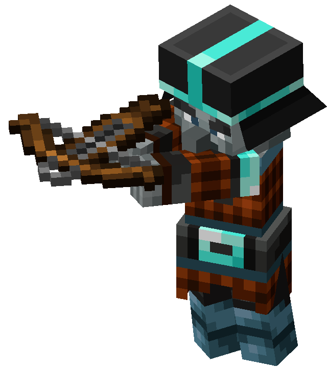 Minecraft Dungeons Pillager Shooting Blank Meme Template