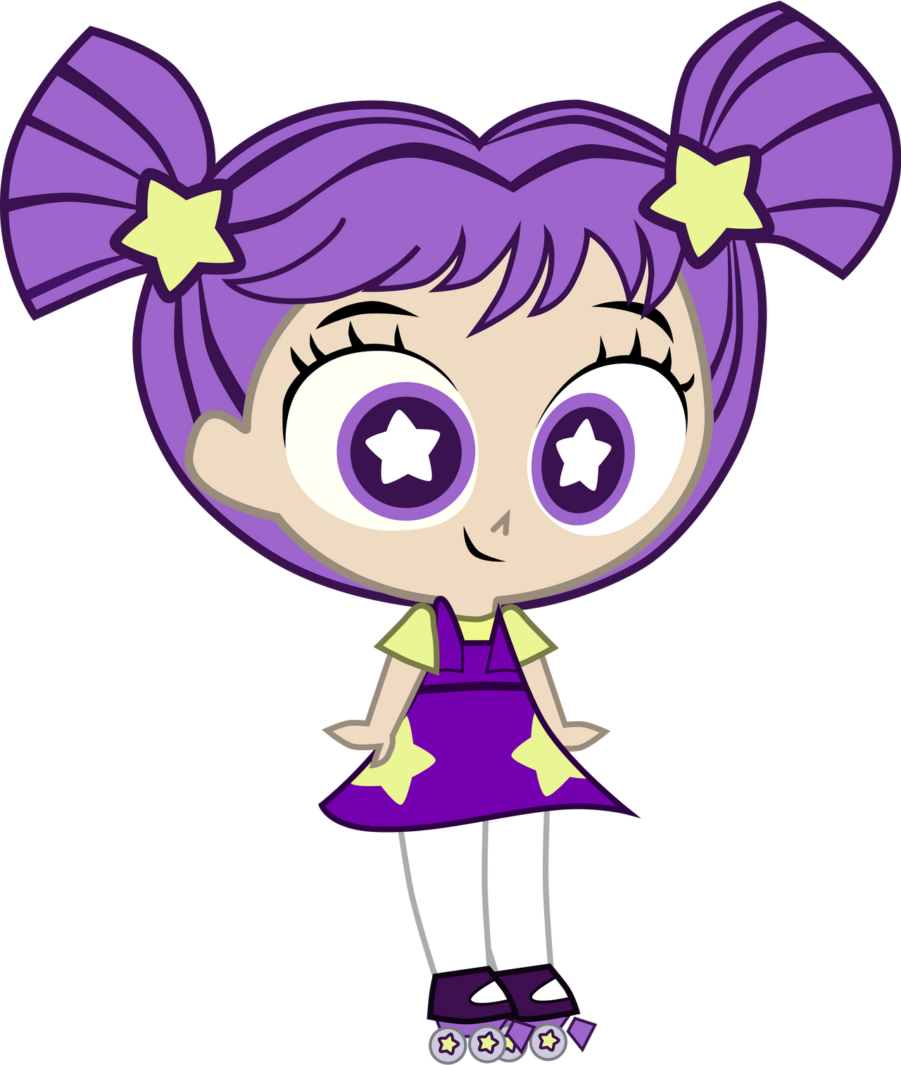 (Vector) Andromeda (Pose 1) Blank Meme Template