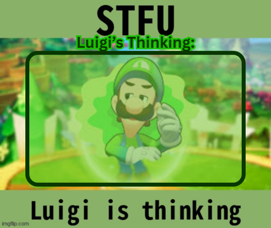 High Quality Luigi.Logic announcement Blank Meme Template