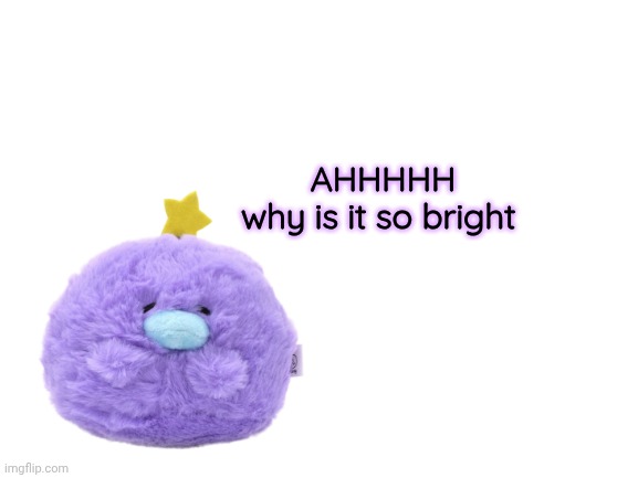 what the hell | AHHHHH
why is it so bright | image tagged in blank white template | made w/ Imgflip meme maker