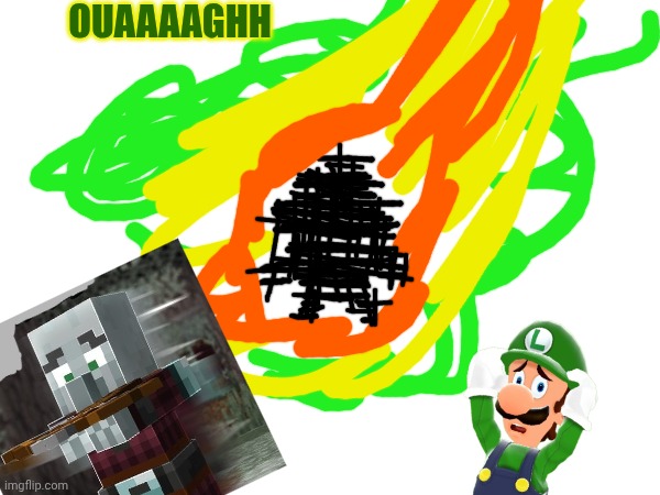 A foe arrives | OUAAAAGHH | made w/ Imgflip meme maker