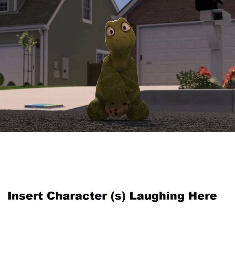 Who's Laughing at Verne Naked? Blank Meme Template