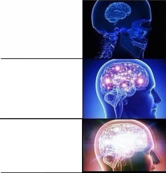 Expanding Brain Blank Meme Template