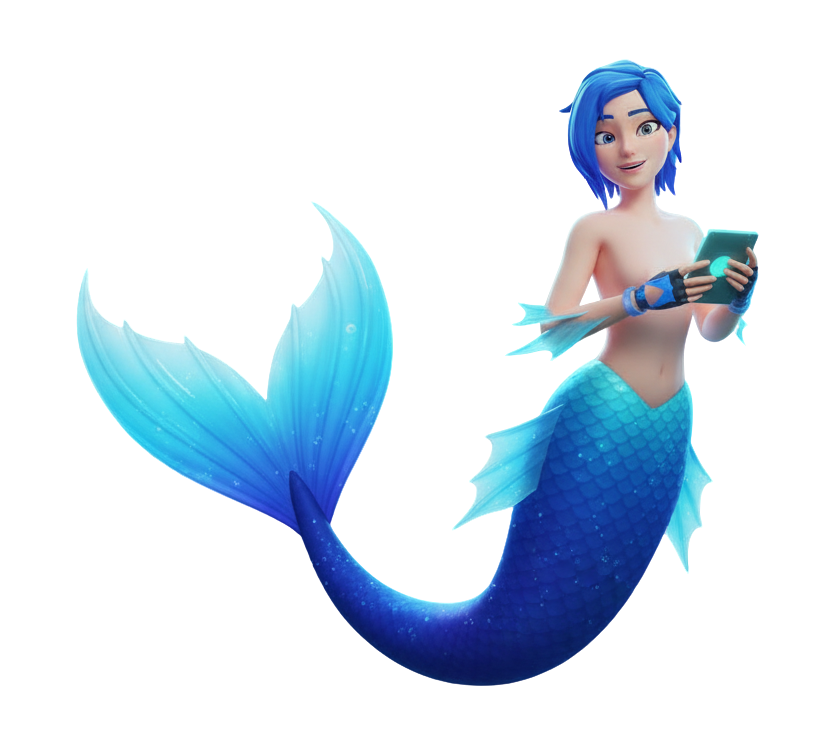 Mermaid Tari Blank Meme Template