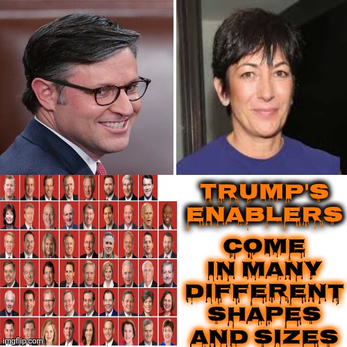 Maga Are Pedophile Protectors | COME IN MANY DIFFERENT SHAPES AND SIZES; TRUMP'S ENABLERS | image tagged in memes,drake hotline bling,trump unfit unqualified dangerous,impeach trump,lock him up,maga | made w/ Imgflip meme maker