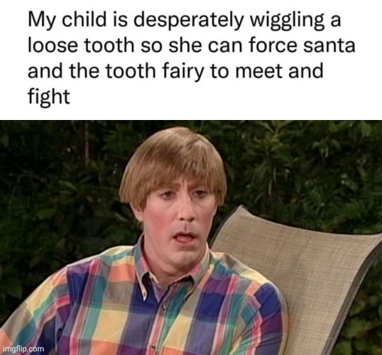 image tagged in stewart mad tv,santa claus,tooth fairy,dank memes,haha | made w/ Imgflip meme maker