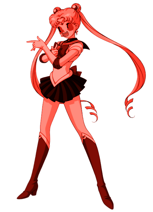 Sailor Demon (90s Anime Style) Blank Meme Template