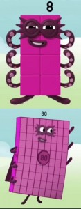 Numberblock 8 VS 80 Blank Meme Template