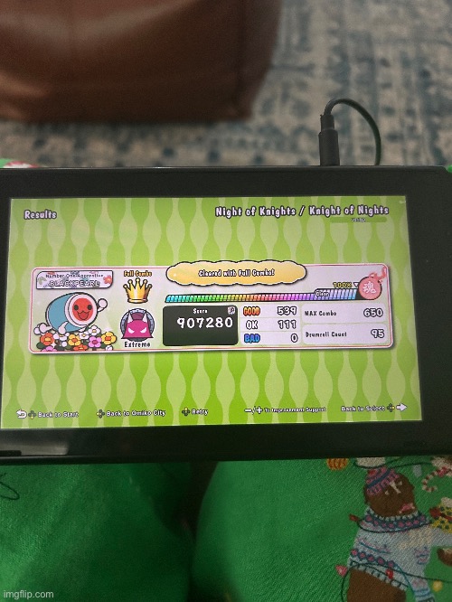 This took an entire year to accomplish. | image tagged in taiko no tatsujin,full combo | made w/ Imgflip meme maker