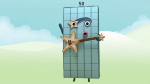 Numberblock 50 Blank Meme Template