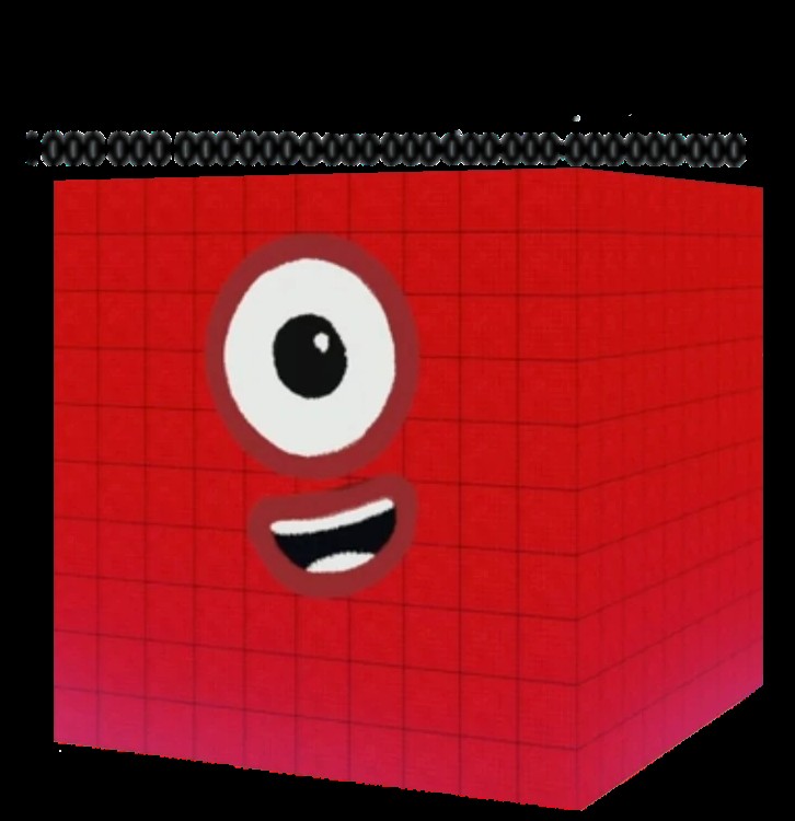 Numberblock 1000000000000000000000000000000000 Blank Meme Template