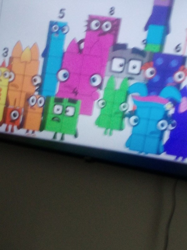 Numberblocks Looking At You Blank Meme Template