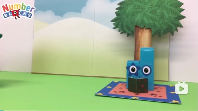Numberblock 5 Toy Reading A Book Blank Meme Template