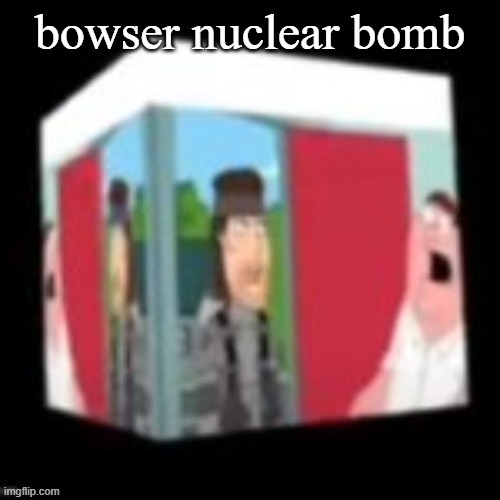Solid snake family gay | bowser nuclear bomb | image tagged in solid snake family gay | made w/ Imgflip meme maker