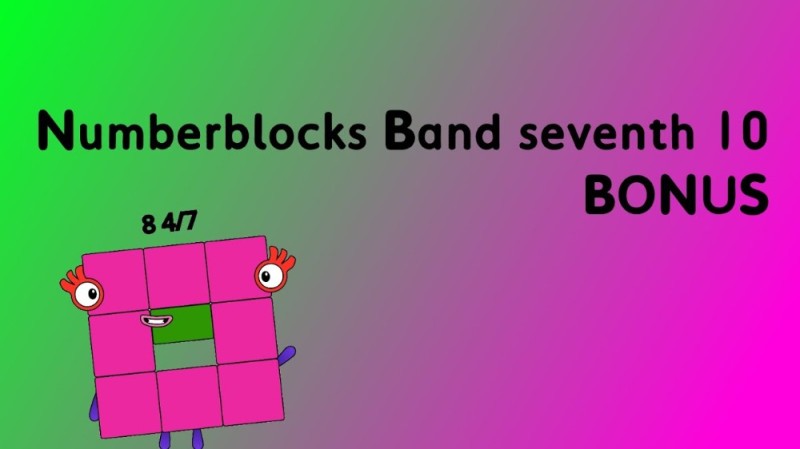 Numberblock Band Sevenths 10 Thumbnail Blank Meme Template