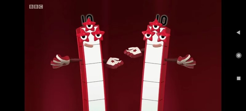 Numberblock Cursed 10s Trolling You Blank Meme Template