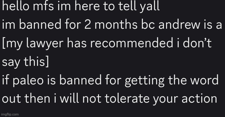 This is Blook's message on Discord | made w/ Imgflip meme maker