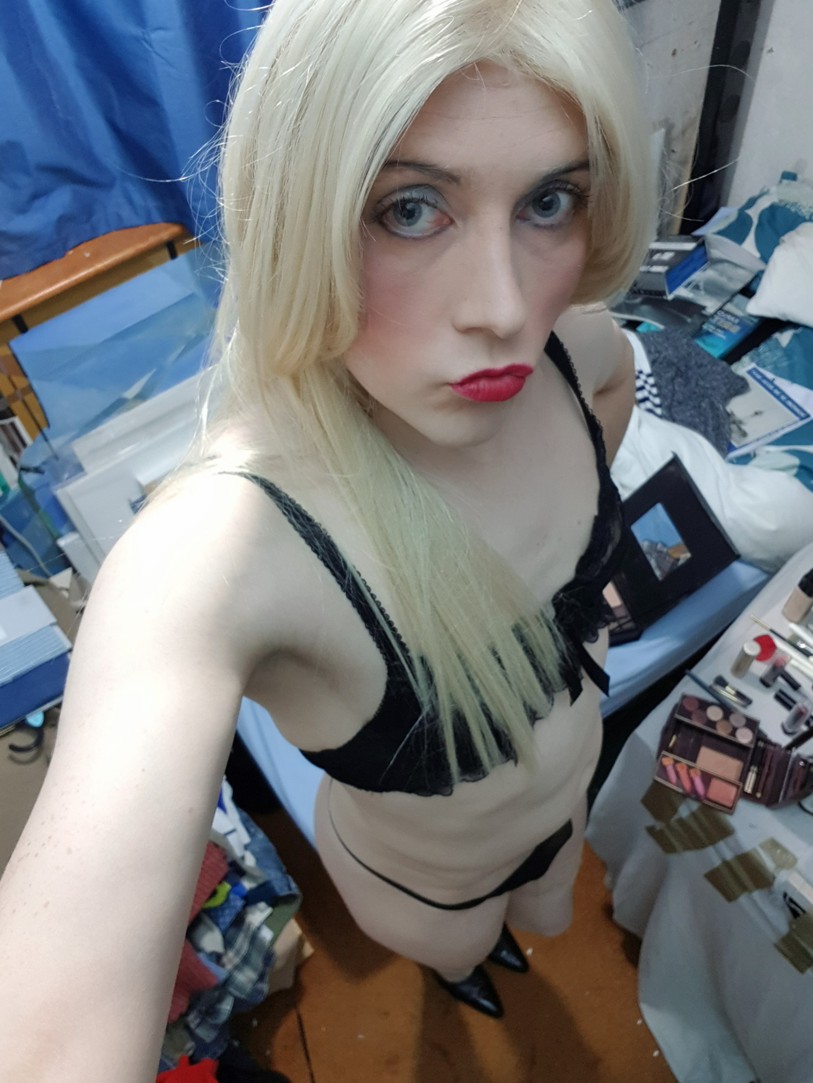 Exposed sissy Blank Meme Template