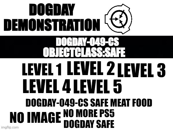 DOGDAY-049-CS DOCUMENT Blank Meme Template