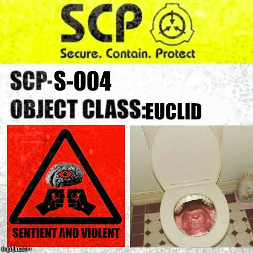 SCP-S-004 Blank Meme Template