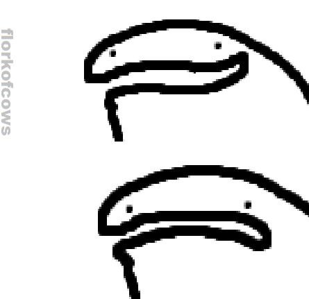 Flork happy but not Blank Meme Template
