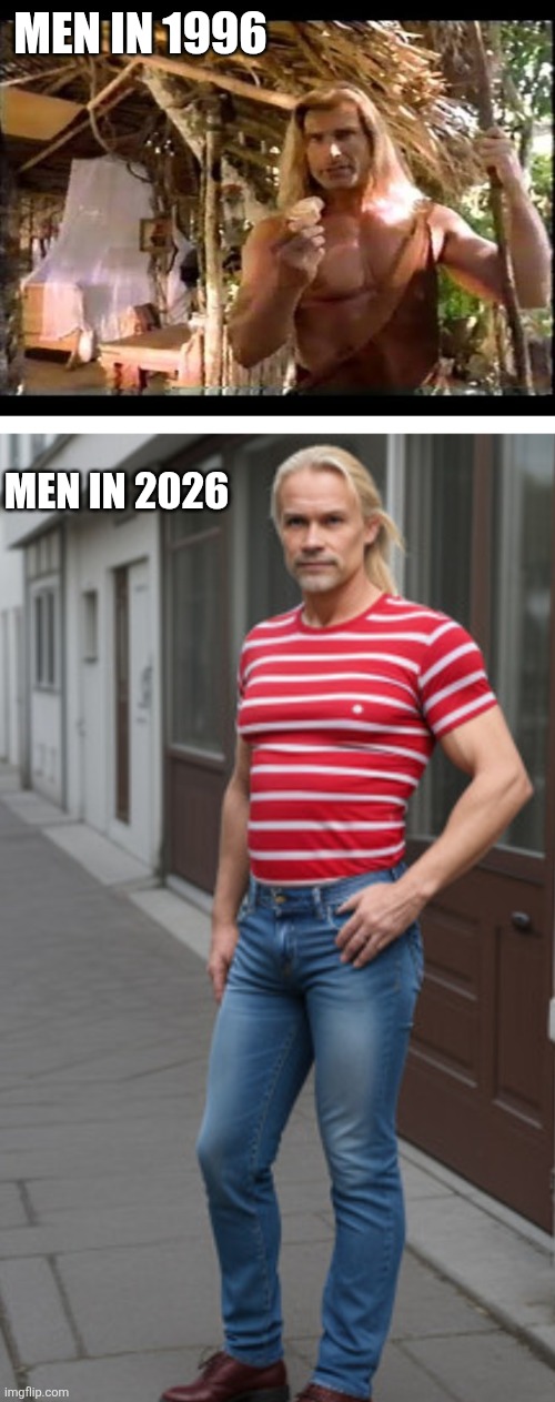 Happy new year | MEN IN 1996; MEN IN 2026 | image tagged in happynewyear,wtf | made w/ Imgflip meme maker