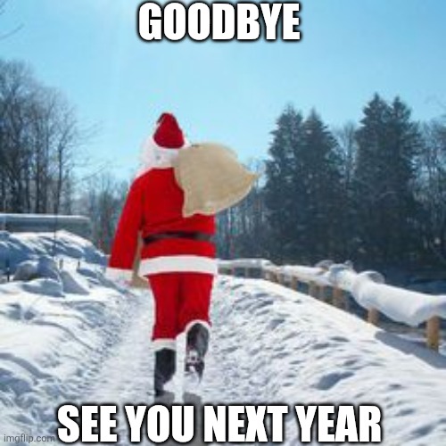 Goodbye See You Next Year | GOODBYE; SEE YOU NEXT YEAR | image tagged in chrisjoines1 | made w/ Imgflip meme maker