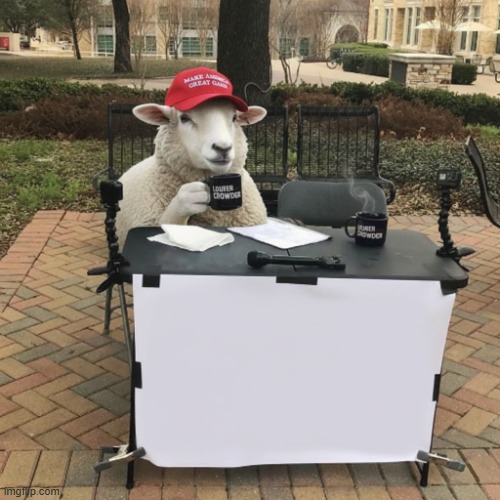 CHANGE MY MIND? | image tagged in change my mind,maga,trump,change my mind crowder,sheep,you can't change my mind | made w/ Imgflip meme maker