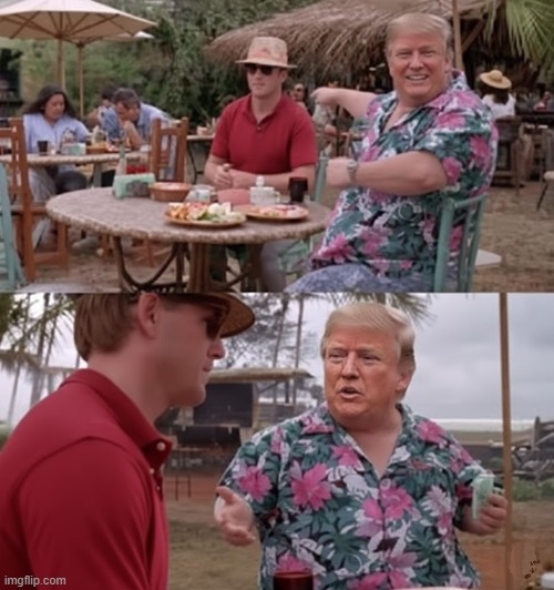 JURRASIC TRUMP | image tagged in jurrasic trump,trump,maga,see nobody cares,see no one cares,jurrasic park | made w/ Imgflip meme maker