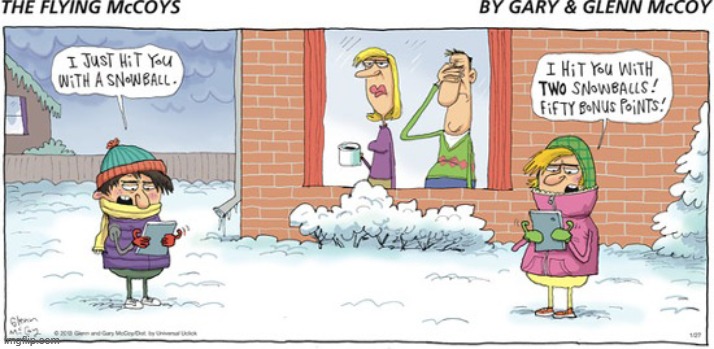 image tagged in kids,tablets,winter,snowball,fight,snowball fight | made w/ Imgflip meme maker