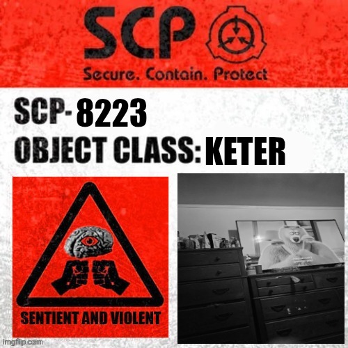 SCP-8223 De Sing Blank Meme Template