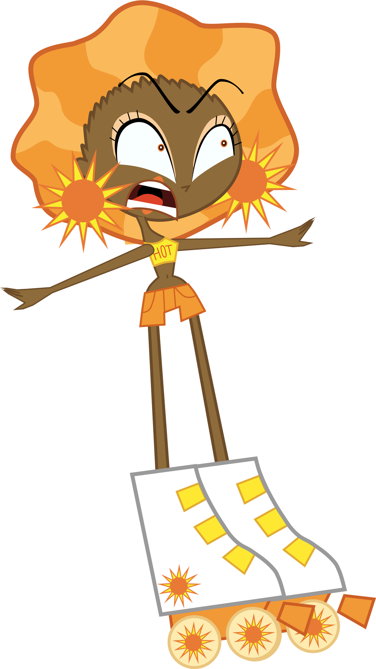 (Vector0 The Sun (Pose 4A) Blank Meme Template