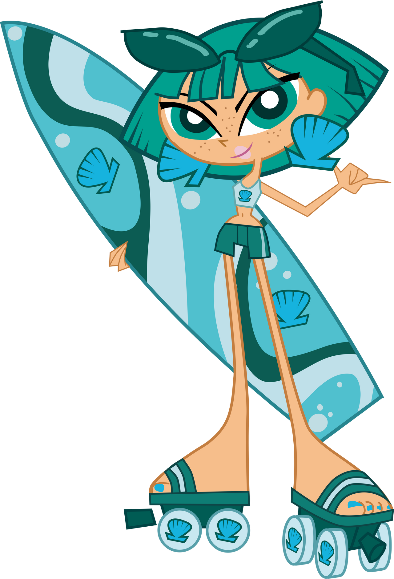 (Vector) Neptune (Pose 3) Blank Meme Template