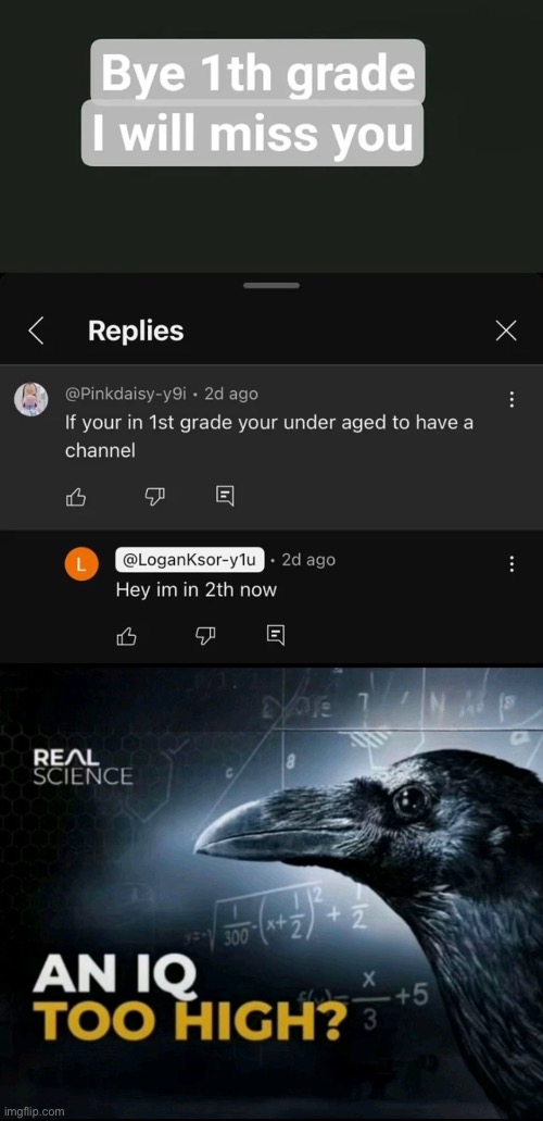 image tagged in an iq too high | made w/ Imgflip meme maker