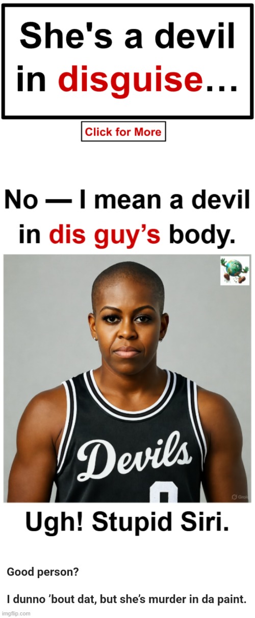 Is Michelle Obama a good person? | made w/ Imgflip meme maker