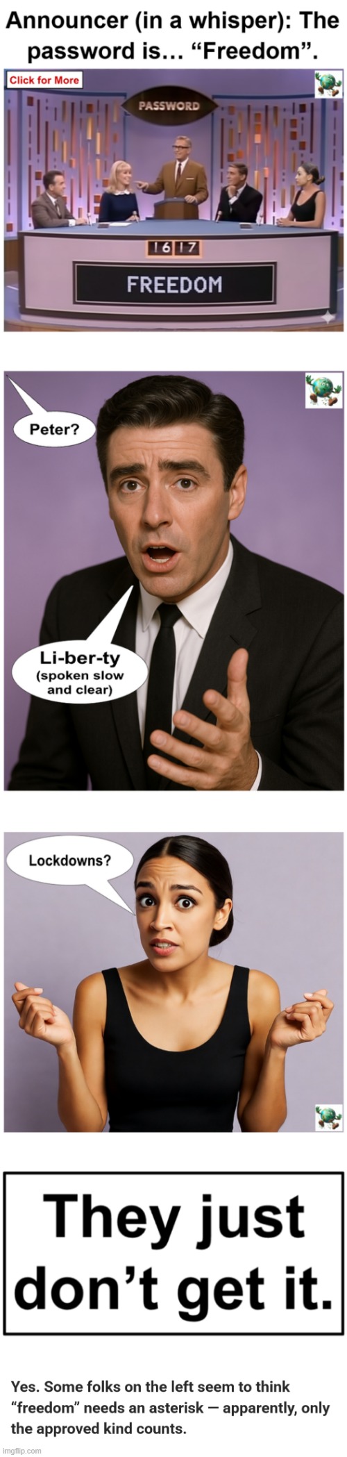 Is “freedom” a hard word for some folks to grasp these days? | made w/ Imgflip meme maker