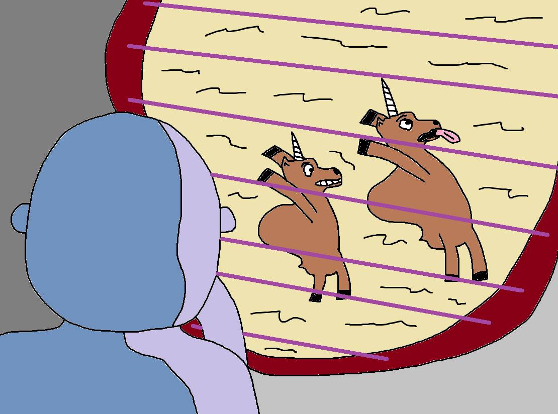 Canelcorn Watching Blank Meme Template