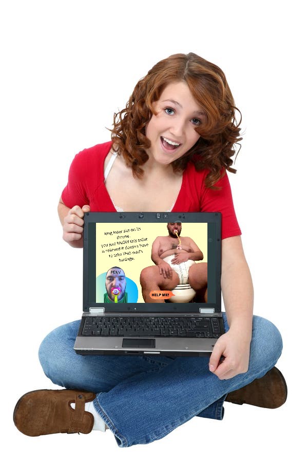 fat man wearing a diaper Blank Meme Template