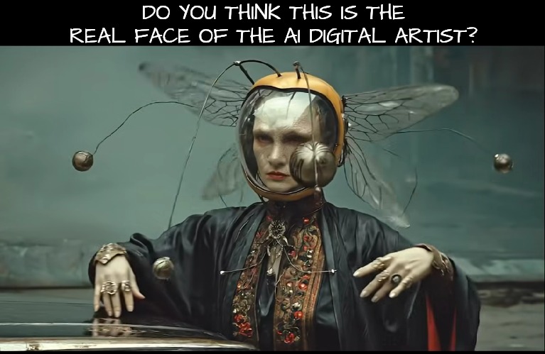 DO YOU THINK THIS IS THE REAL FACE OF THE AI DIGITAL ARTIST? | made w/ Imgflip meme maker