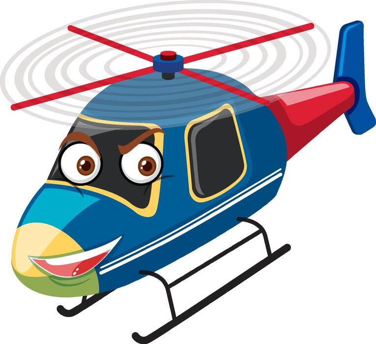 Cartoon copter Blank Meme Template
