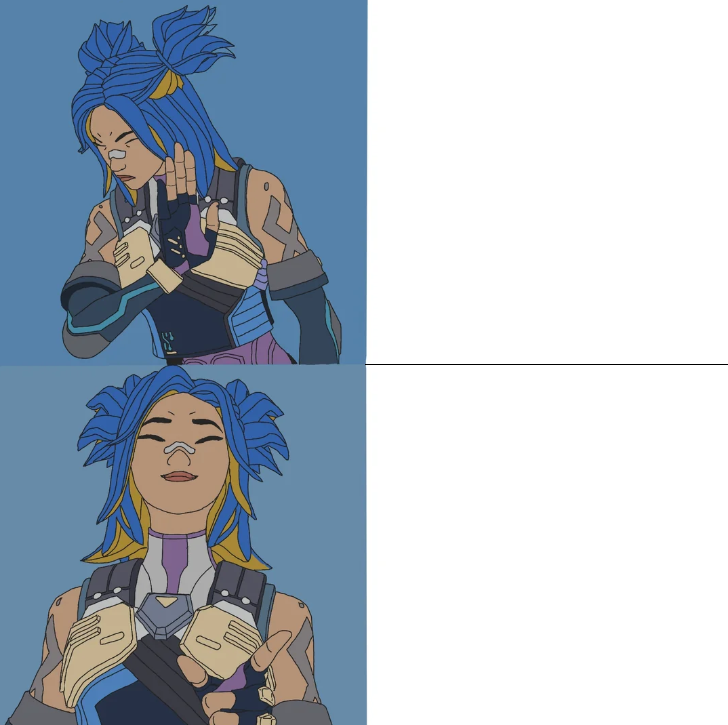 yes no neon Blank Meme Template